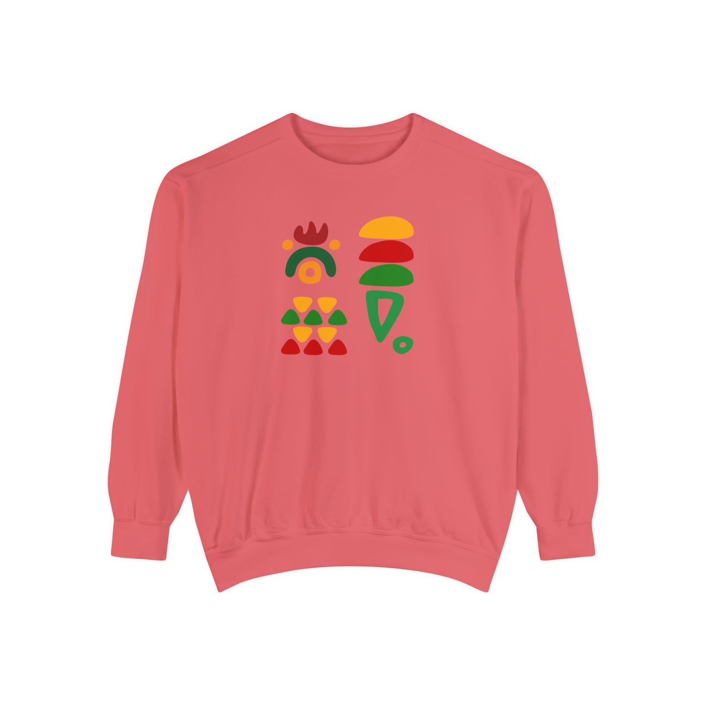 Colorful African Symbols Unisex Comfort Sweatshirt