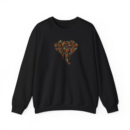 Unisex African Elephant Sweatshirt