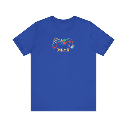 Gamer "PLAY" T Shirt for Adults