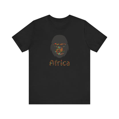 African Gorilla Short Sleeve T Shirt