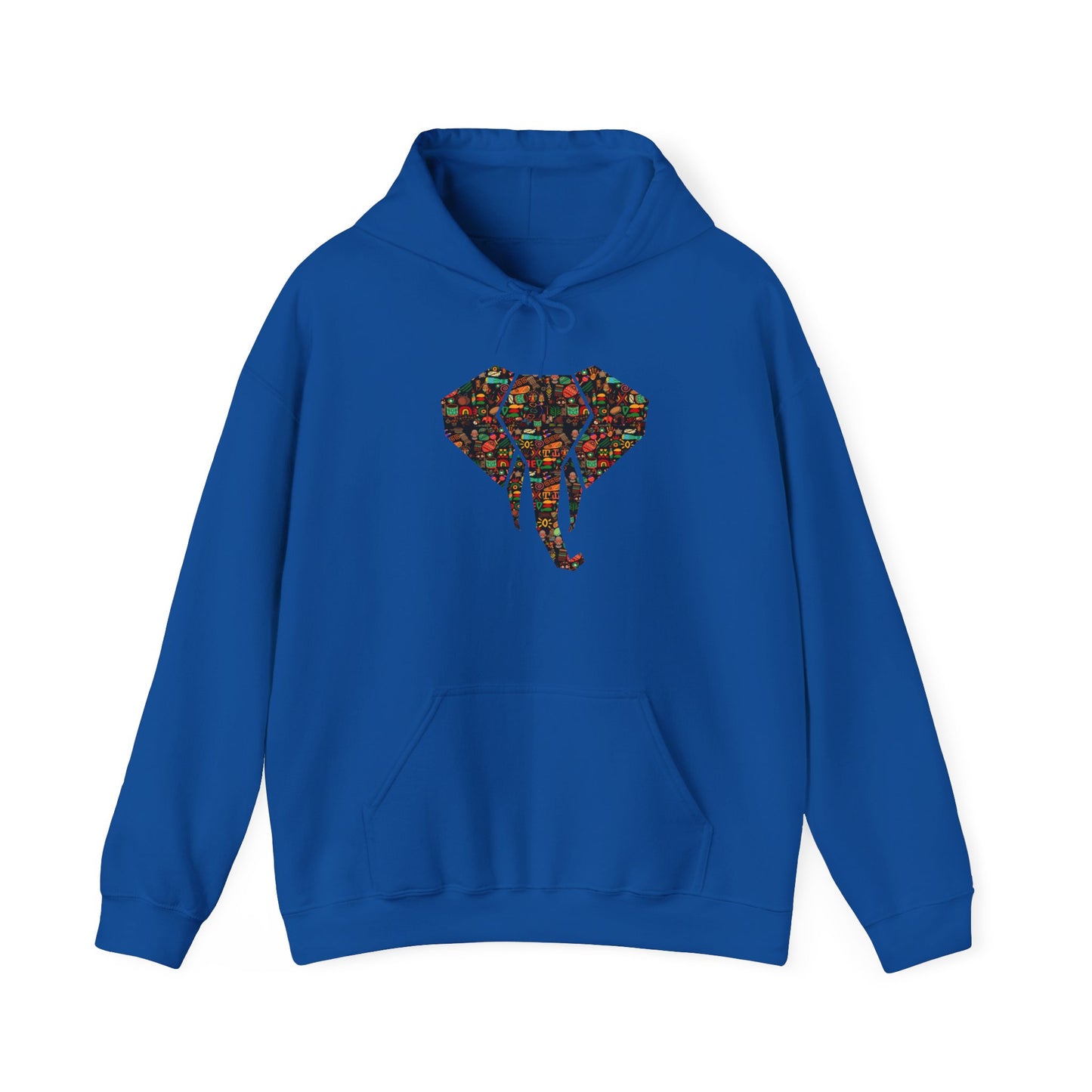 Unisex African Elephant Hooded Sweatshirt/Hoodie