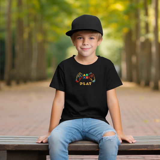 Gamer Kid Controller T Shirt