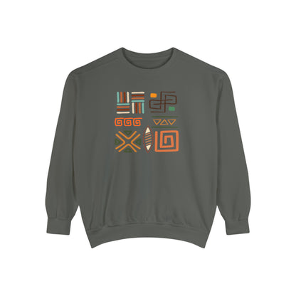 Abstract African symbols Unisex Comfort Sweatshirt