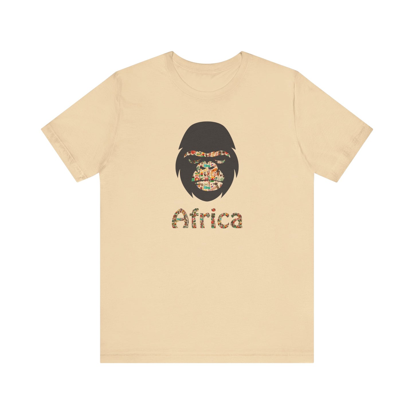 African Gorilla Short Sleeve T Shirt