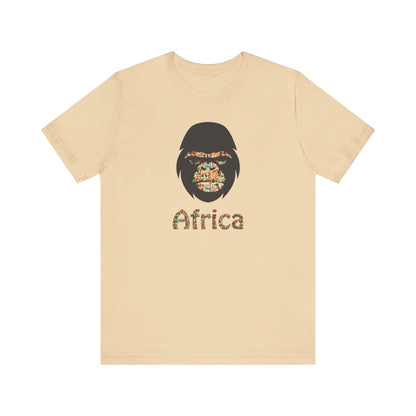 African Gorilla Short Sleeve T Shirt