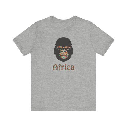 African Gorilla Short Sleeve T Shirt