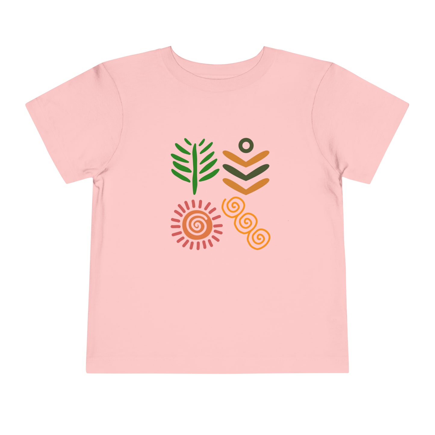 Spring themed African Pattern - Toddler Short Sleeve T-shirt