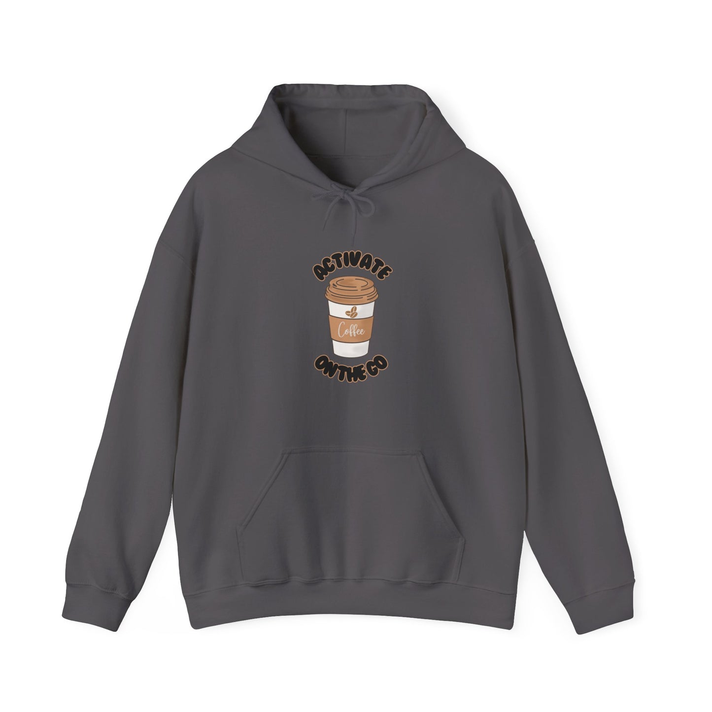 'Activate On the Go' Coffee Hoodie