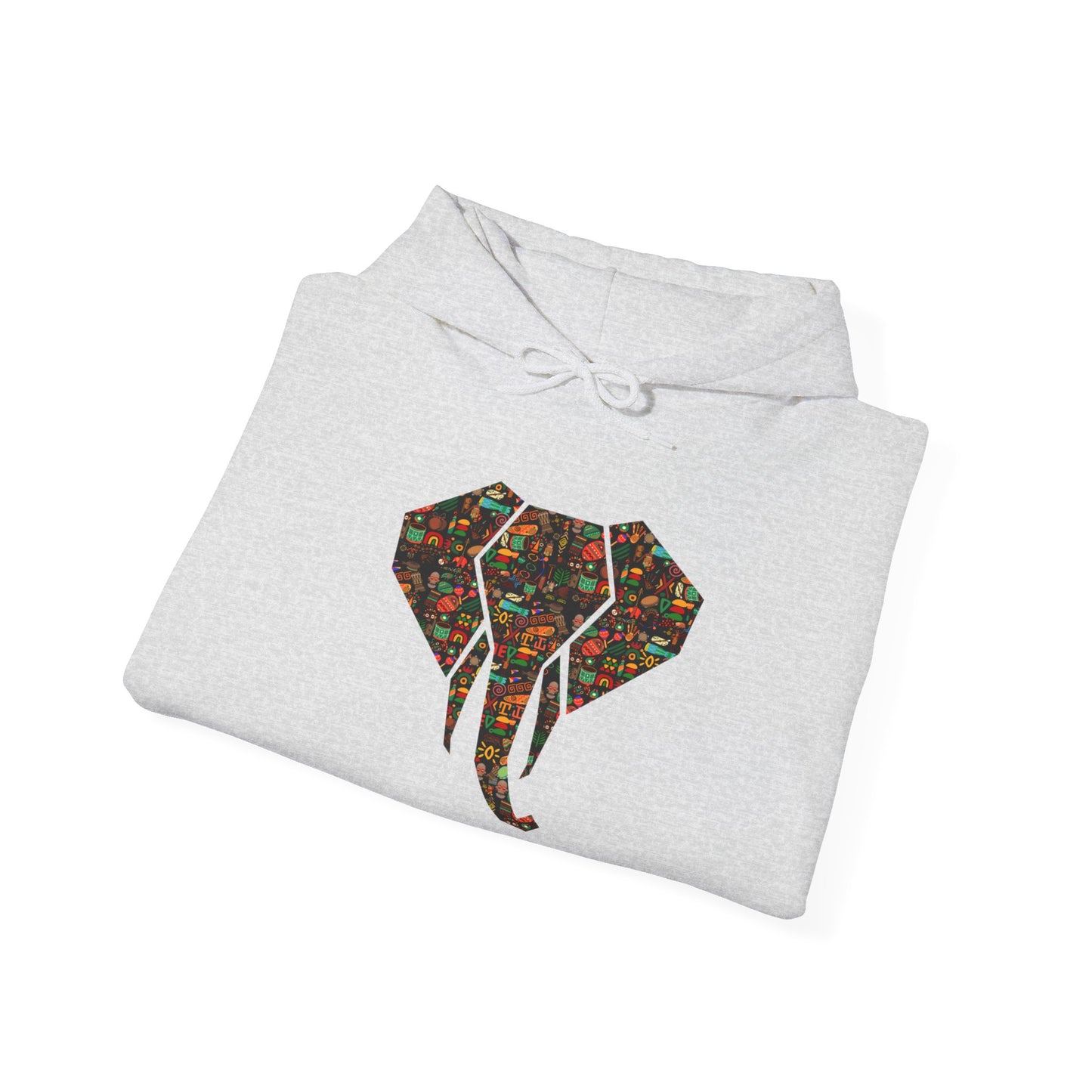 Unisex African Elephant Hooded Sweatshirt/Hoodie