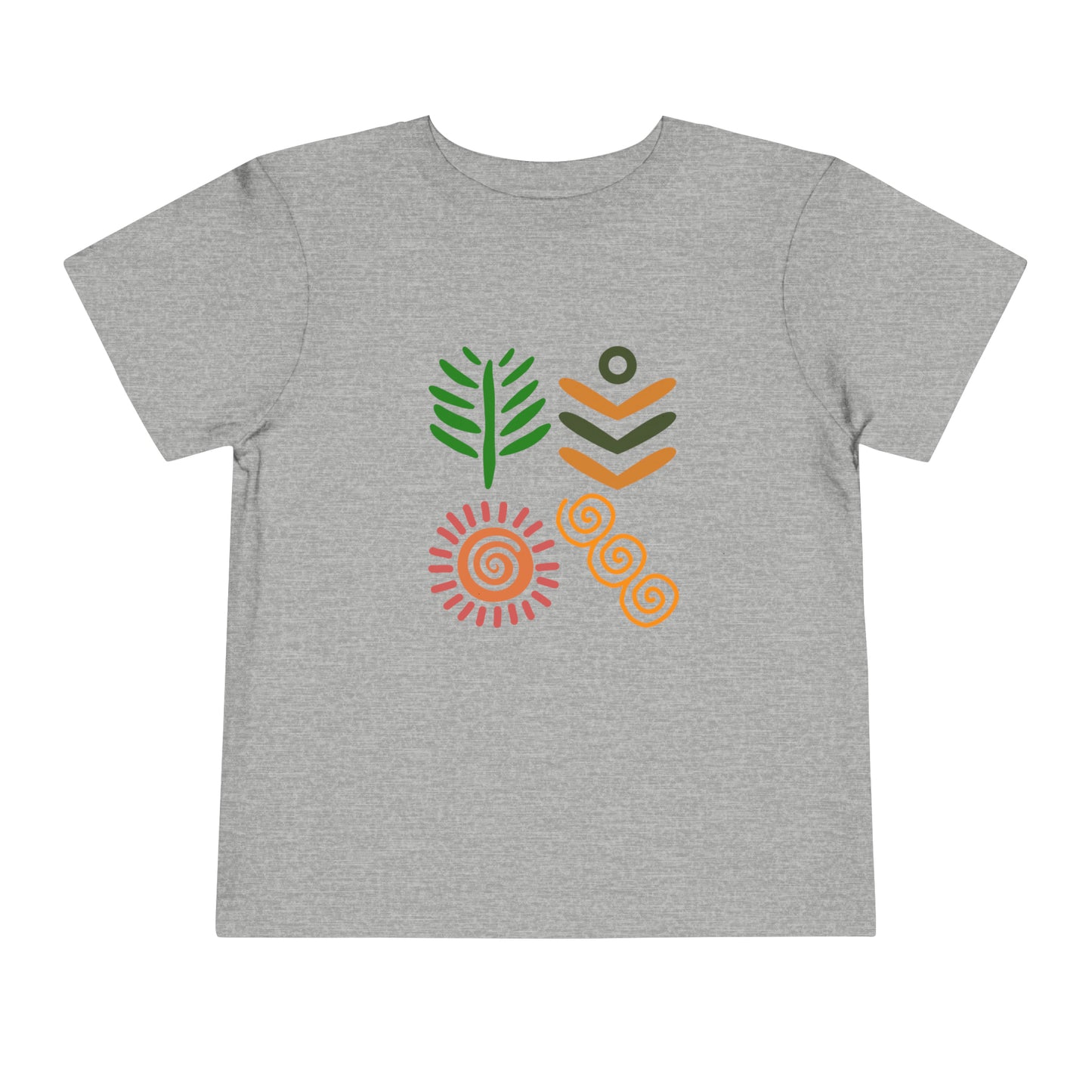 Spring themed African Pattern - Toddler Short Sleeve T-shirt