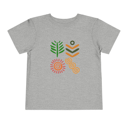 Spring themed African Pattern - Toddler Short Sleeve T-shirt