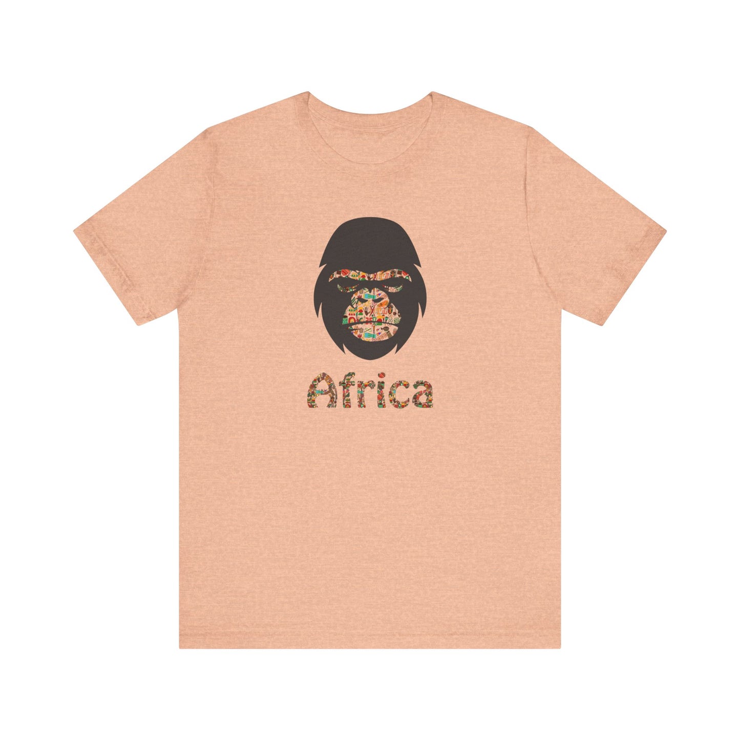 African Gorilla Short Sleeve T Shirt