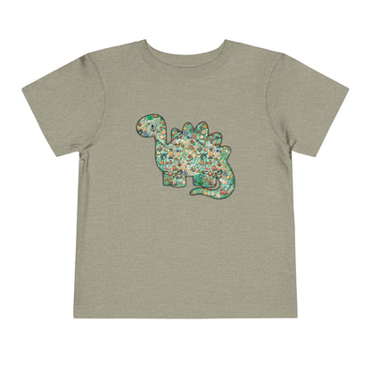 Roar-tastic Toddler T-Shirt with baby Stegosaurus Design