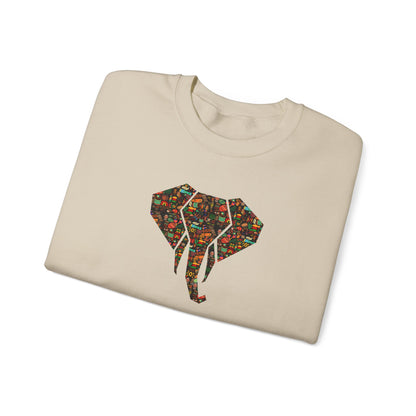 Unisex African Elephant Sweatshirt