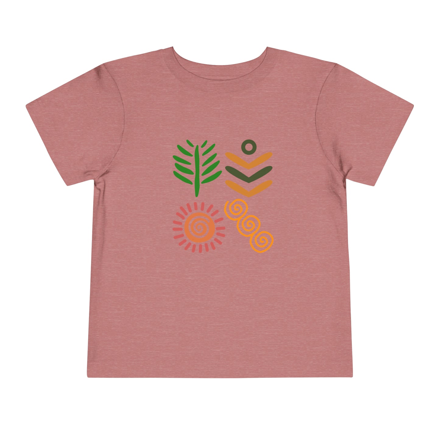 Spring themed African Pattern - Toddler Short Sleeve T-shirt