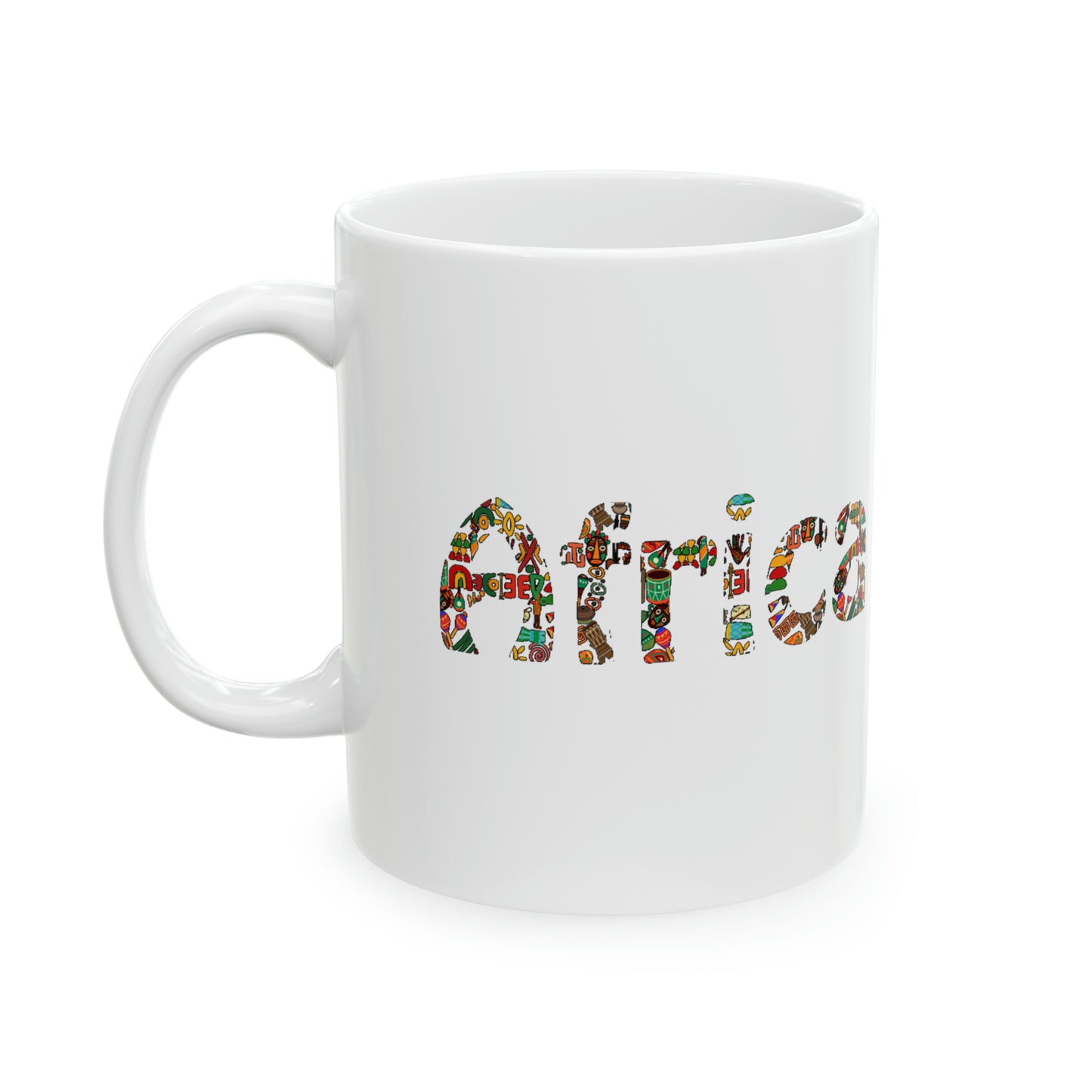 Africa Themed Ceramic Mug, 11oz