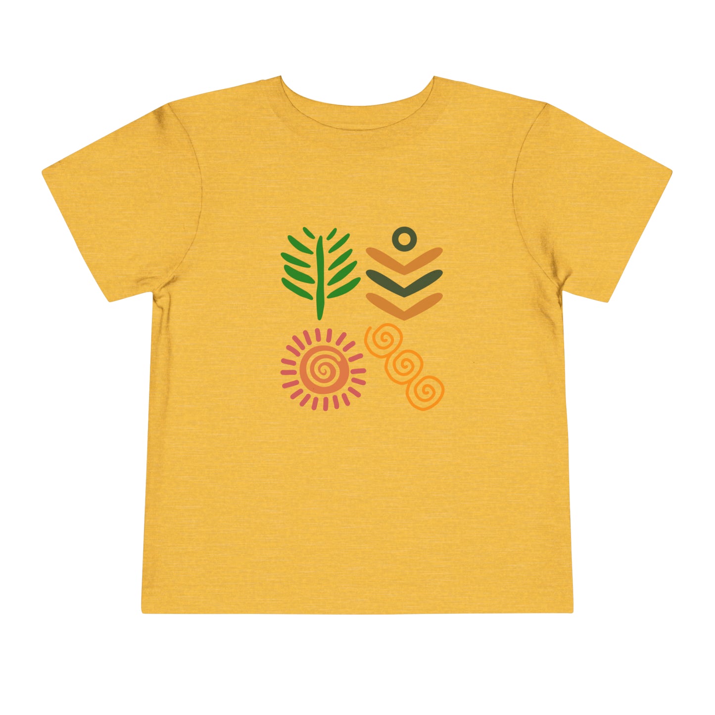 Spring themed African Pattern - Toddler Short Sleeve T-shirt