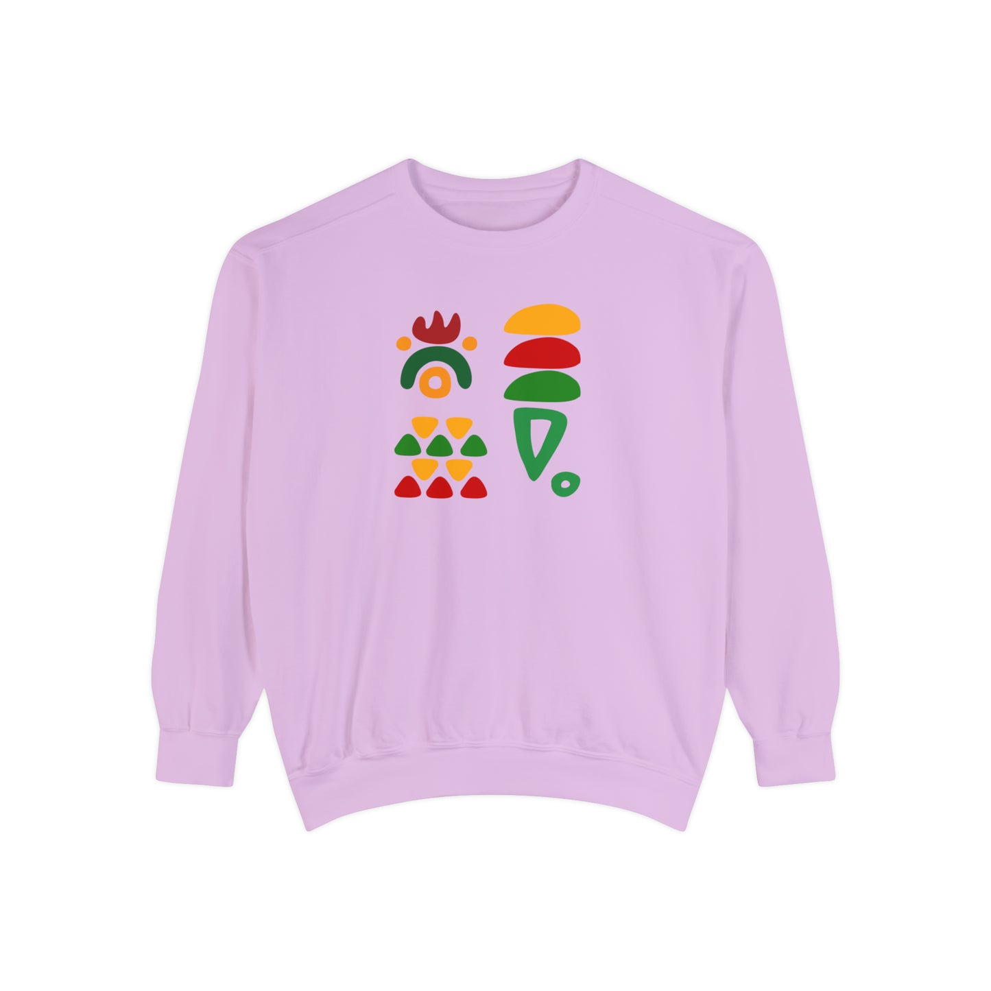 Colorful African Symbols Unisex Comfort Sweatshirt