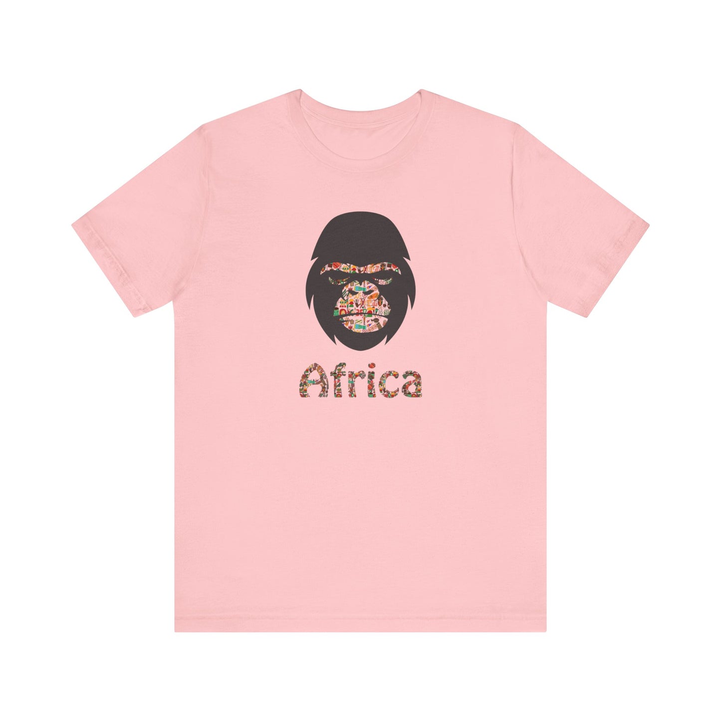 African Gorilla Short Sleeve T Shirt