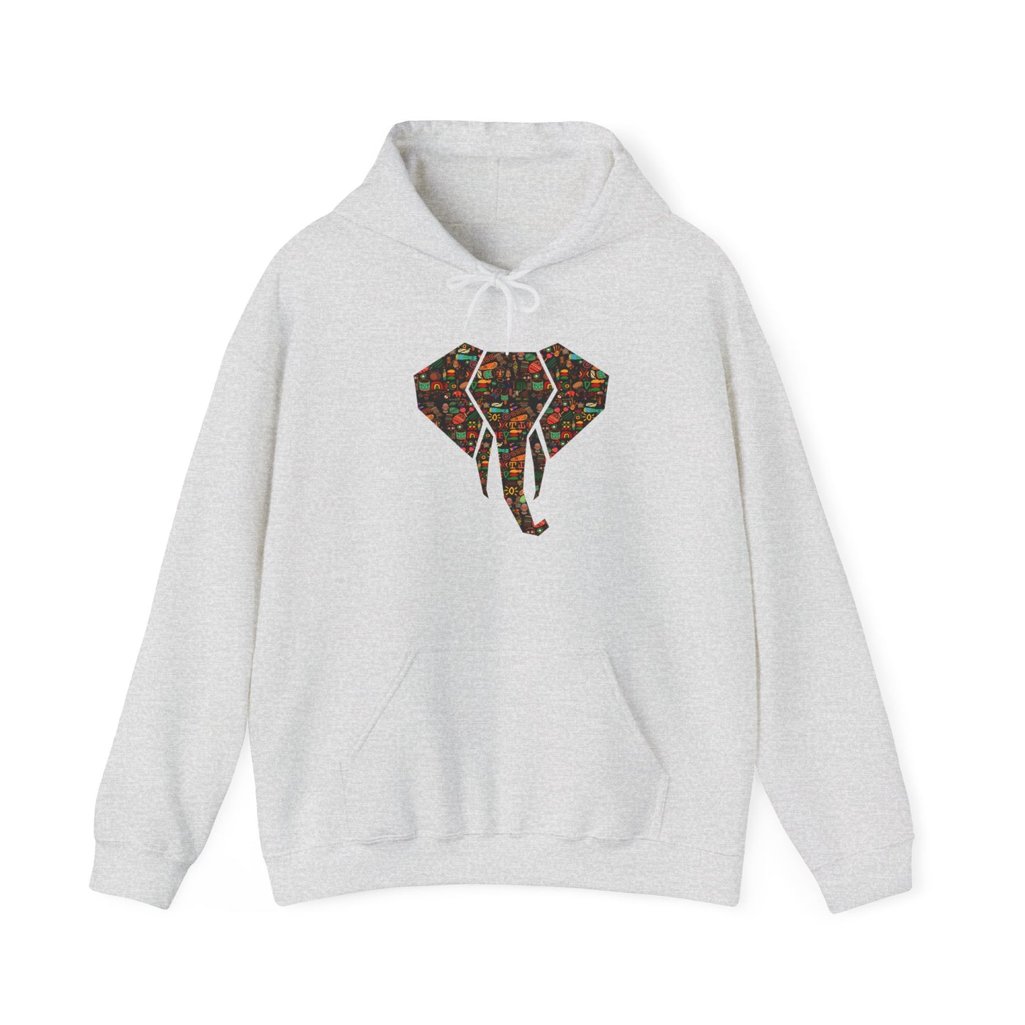 Unisex African Elephant Hooded Sweatshirt/Hoodie