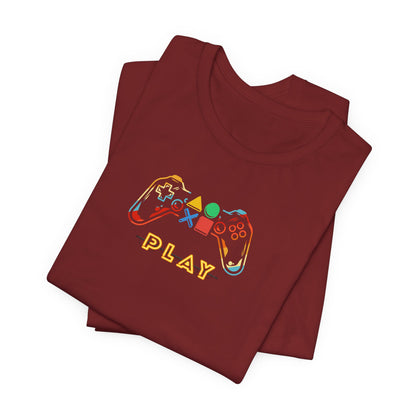 Gamer "PLAY" T Shirt for Adults