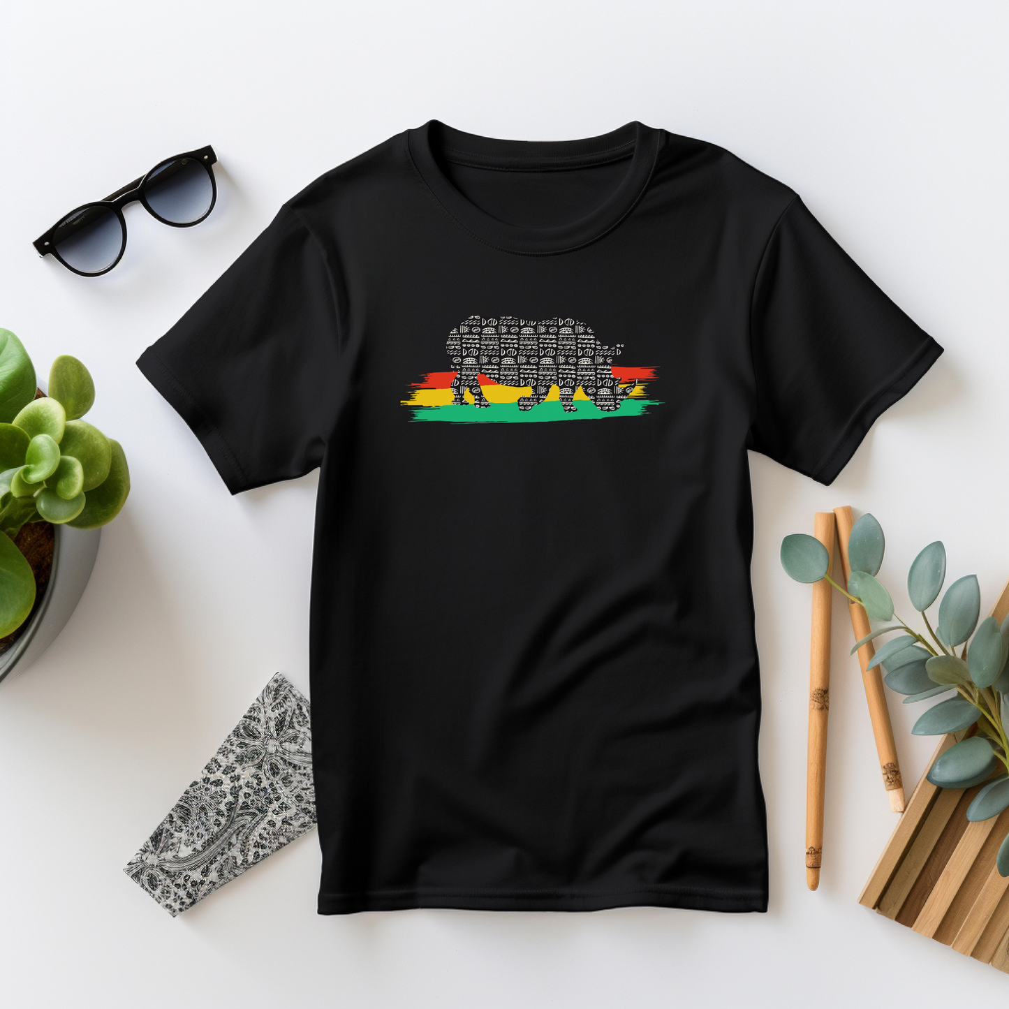 African Black Rhino Unisex Adult T Shirt