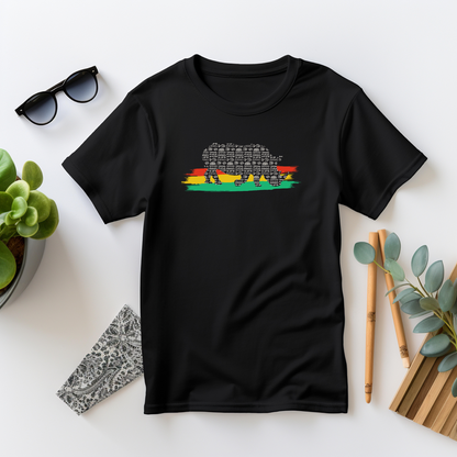 African Black Rhino Unisex Adult T Shirt