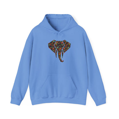 Unisex African Elephant Hooded Sweatshirt/Hoodie