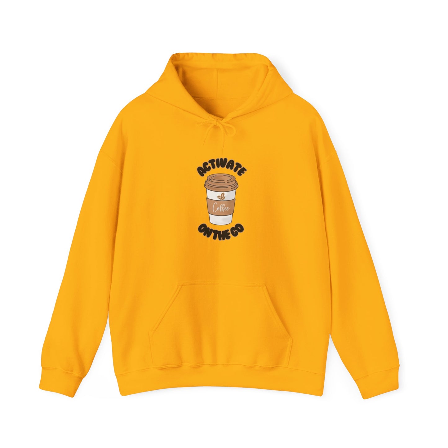 'Activate On the Go' Coffee Hoodie