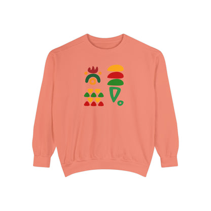 Colorful African Symbols Unisex Comfort Sweatshirt