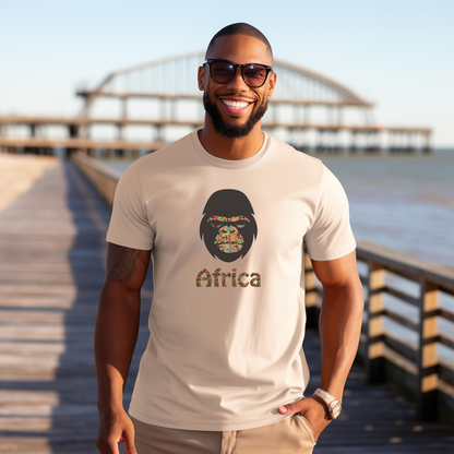 African Gorilla Short Sleeve T Shirt