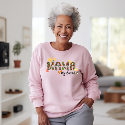 Mama My Queen Mothers Day Royal Sweatshirt