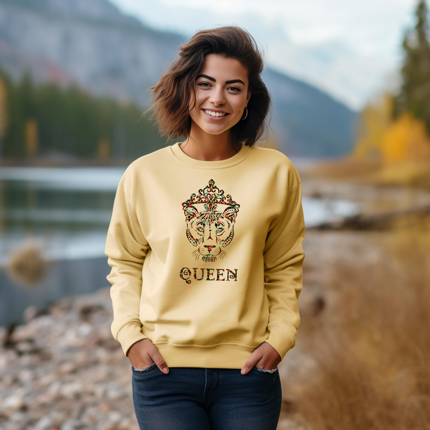 Queen Lioness Comfort Sweatshirt