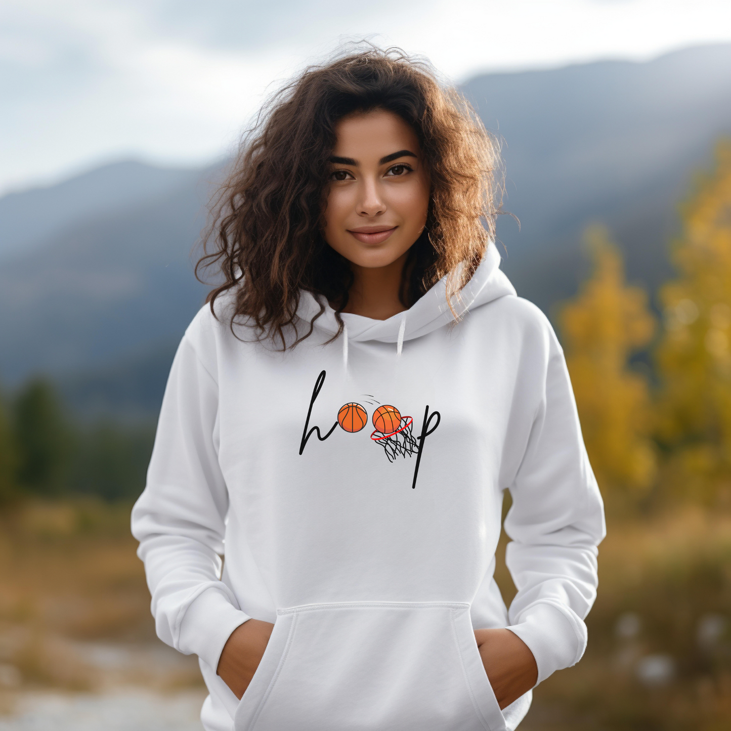 Hoop Basketball Hoodie/ Hooded Sweatshirt