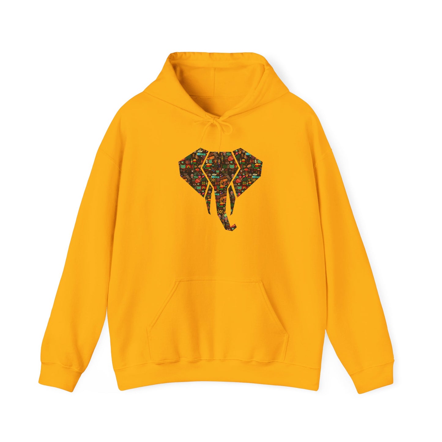 Unisex African Elephant Hooded Sweatshirt/Hoodie