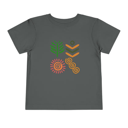 Spring themed African Pattern - Toddler Short Sleeve T-shirt