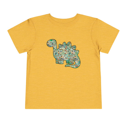 Roar-tastic Toddler T-Shirt with baby Stegosaurus Design