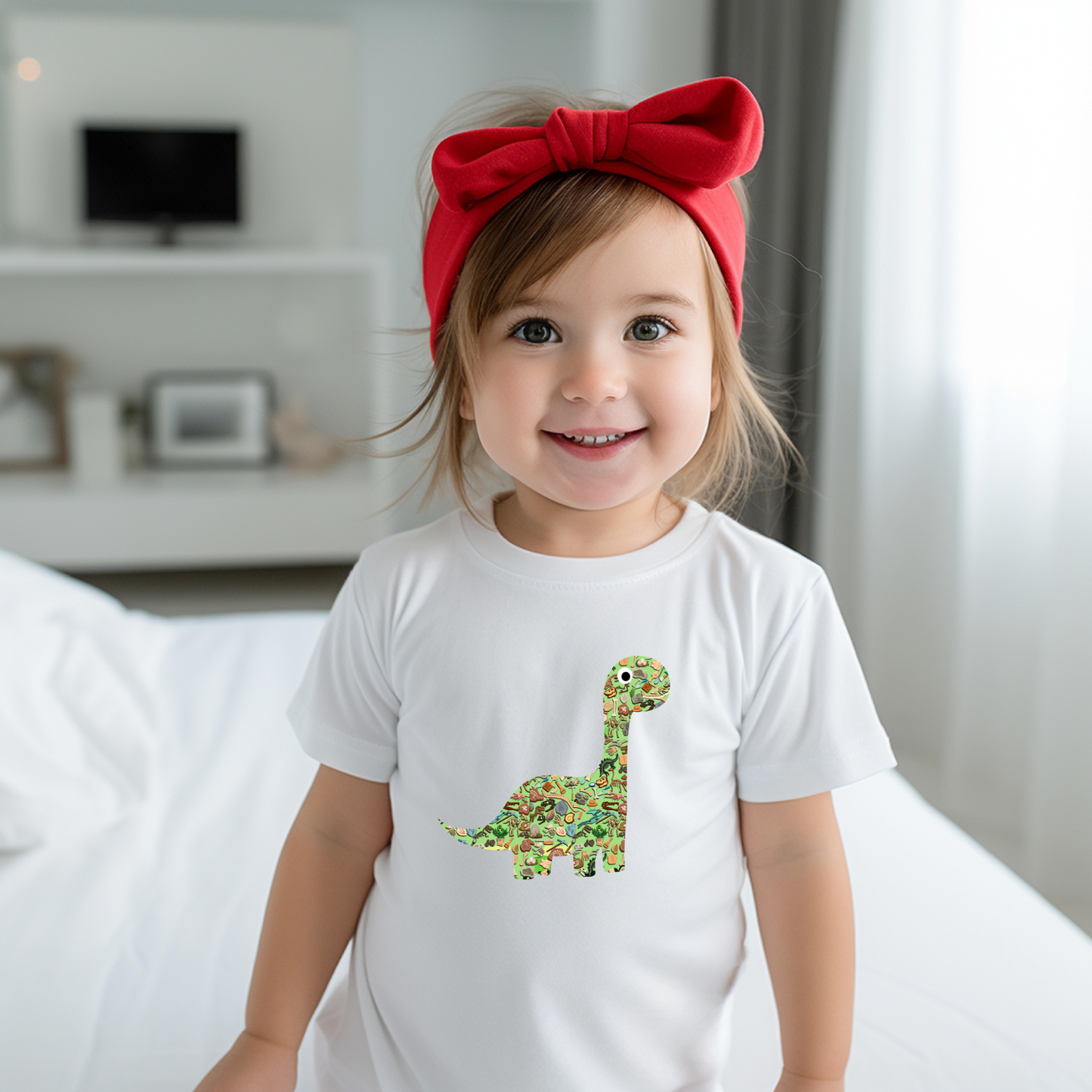 Toddler Baby Dino Short Sleeve Shirt