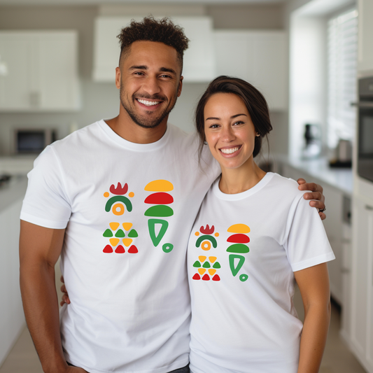 Colorful Symbols Unisex T Shirt