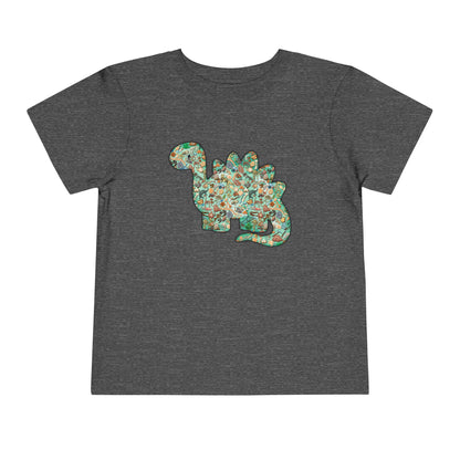 Roar-tastic Toddler T-Shirt with baby Stegosaurus Design