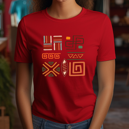 Abstract African Prints Unisex Adult T Shirt