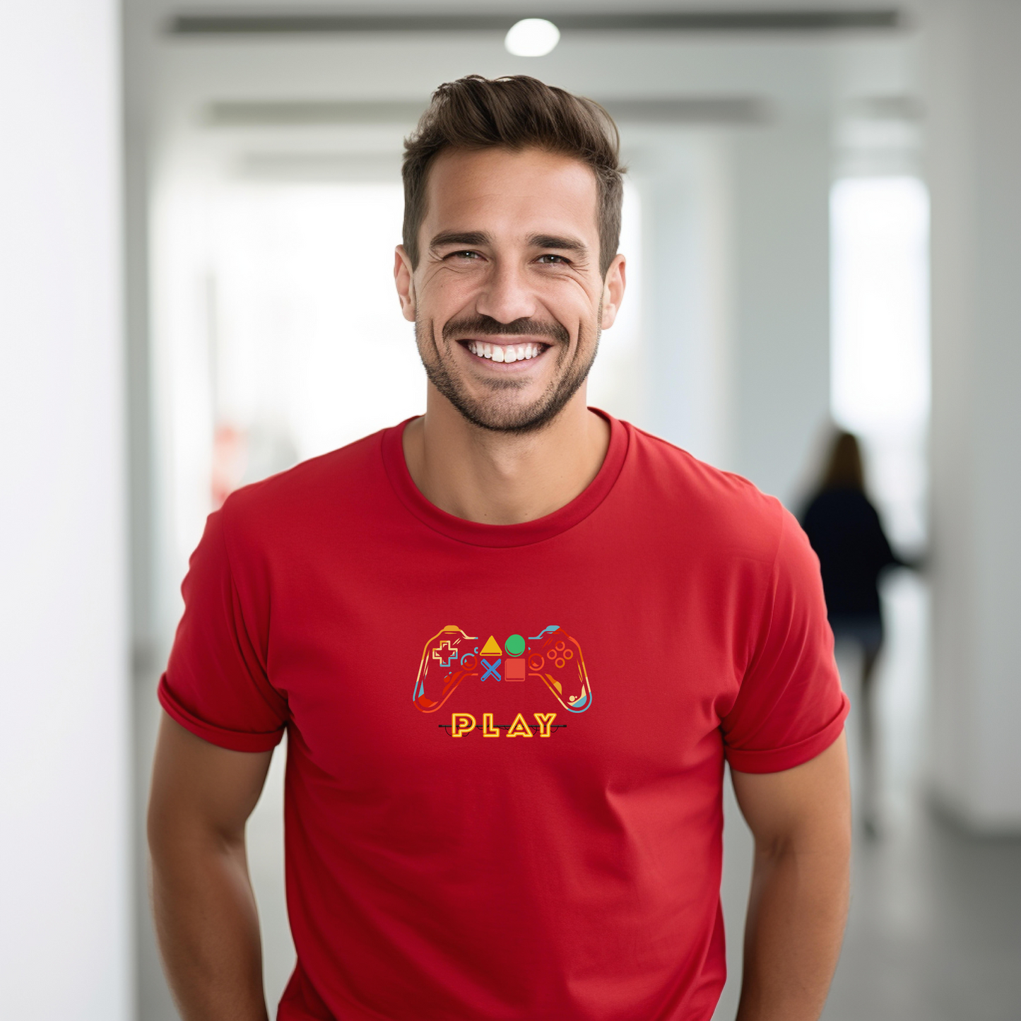 Gamer "PLAY" T Shirt for Adults