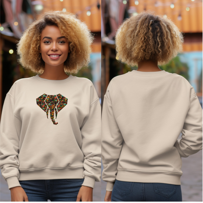 Unisex African Elephant Sweatshirt