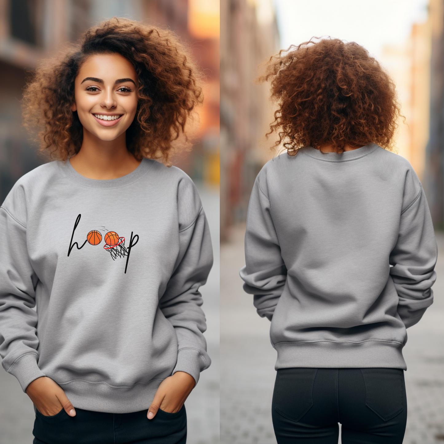 Hoop Basketball Sweatshirt