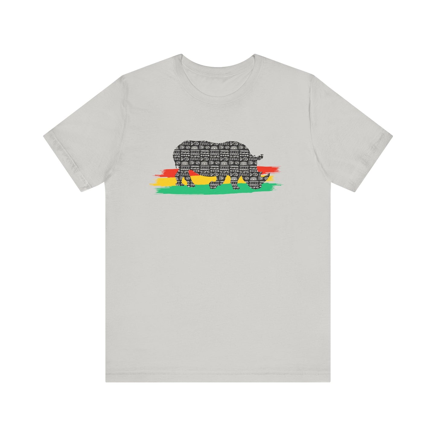 African Black Rhino Unisex Adult T Shirt