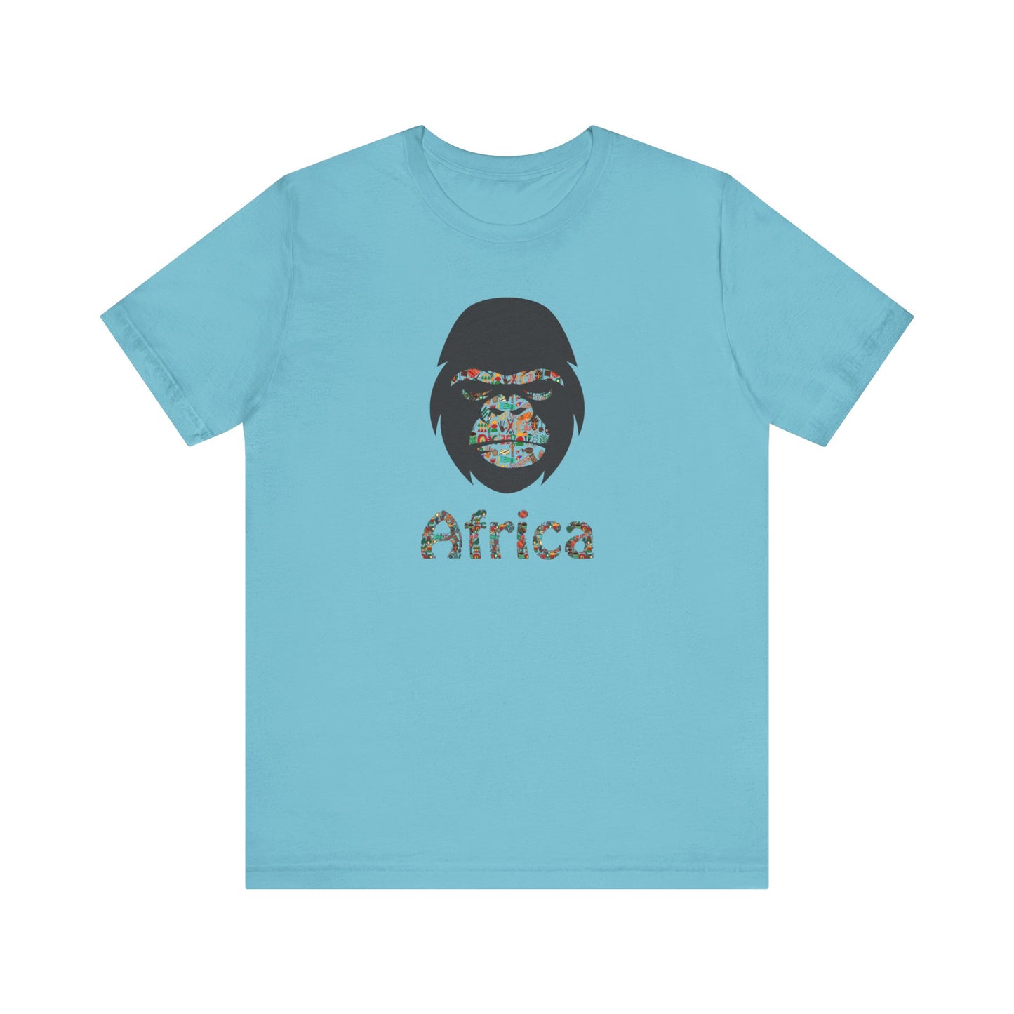 African Gorilla Short Sleeve T Shirt