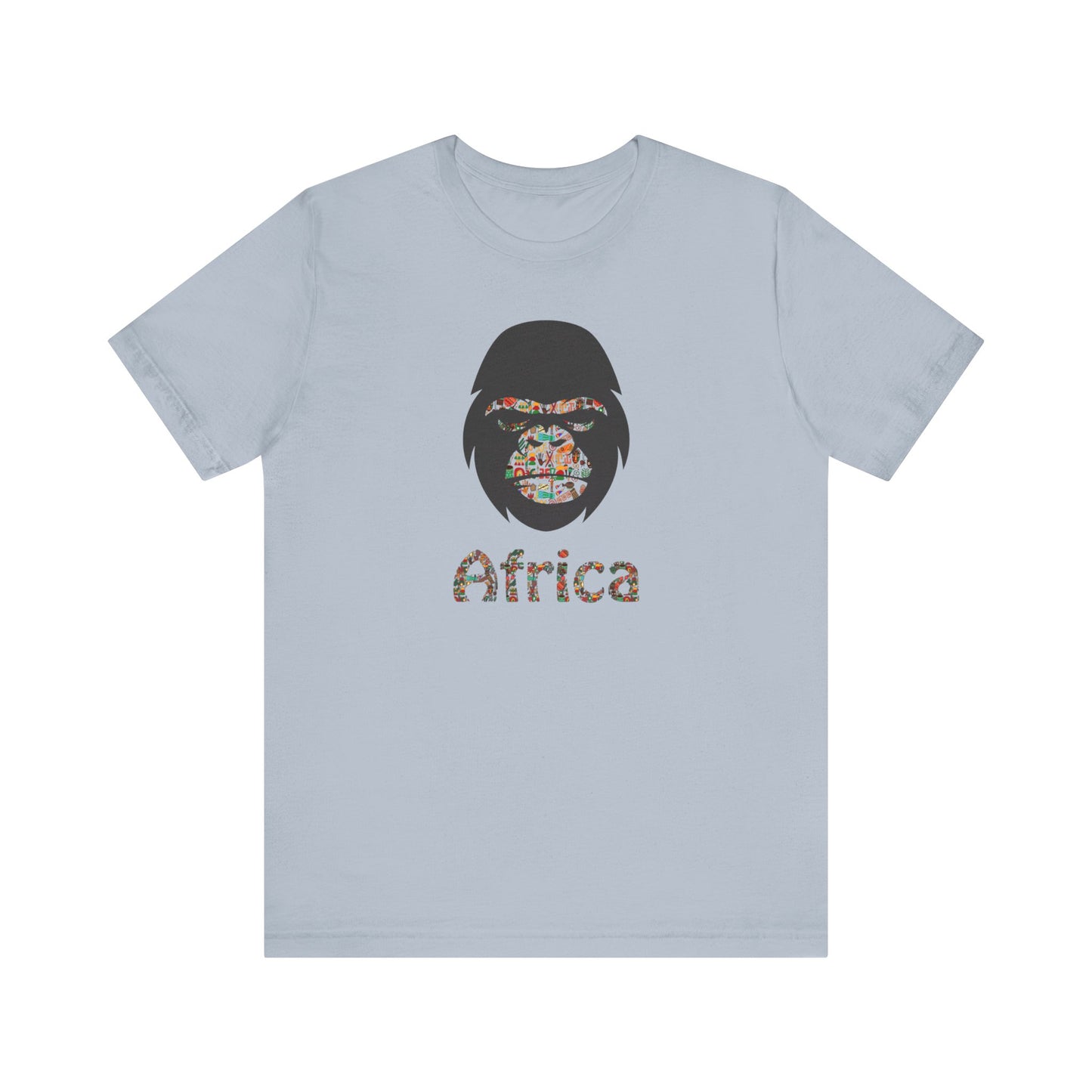 African Gorilla Short Sleeve T Shirt