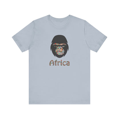 African Gorilla Short Sleeve T Shirt