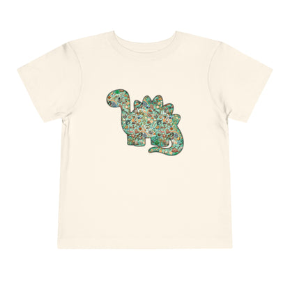 Roar-tastic Toddler T-Shirt with baby Stegosaurus Design