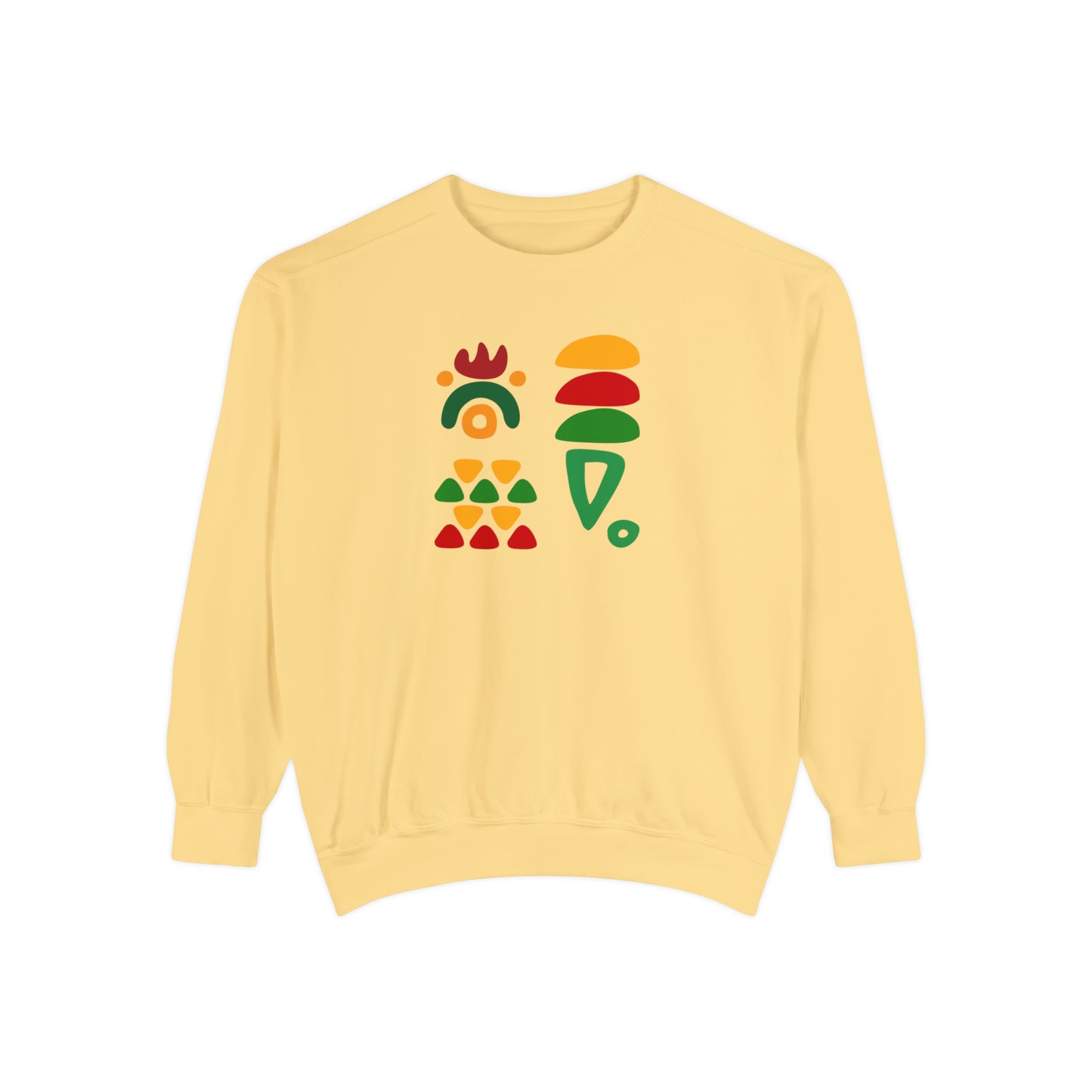 Colorful African Symbols Unisex Comfort Sweatshirt